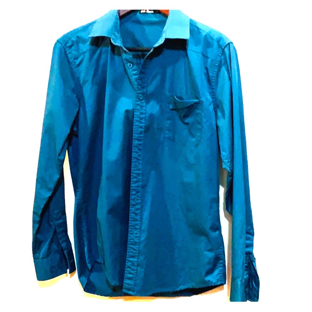 Men’s Dark Teal Dress Shirt